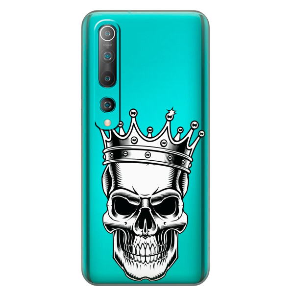 

Силиконовый чехол iSwag для Xiaomi Mi 10 Царский череп (KS2665)
