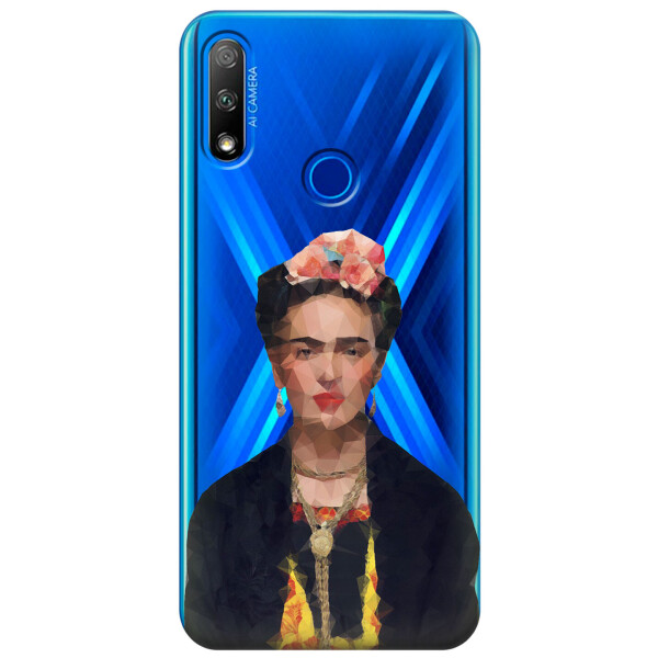 

Прозрачный силиконовый чехол iSwag для Huawei Honor 9X с рисунком - Фрида Кало (KS2742)