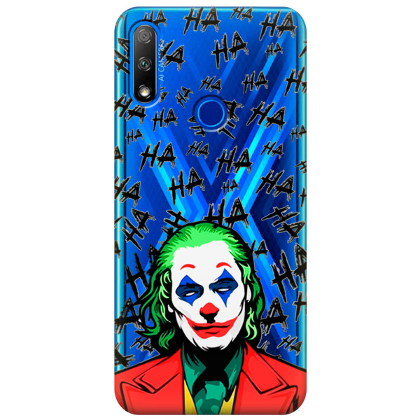 

Прозрачный силиконовый чехол iSwag для Huawei Honor 9X с рисунком - Джокер (KS2743)
