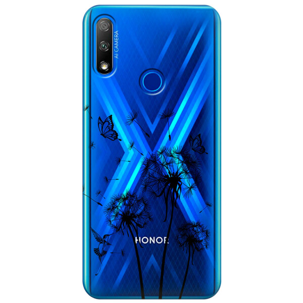 

Прозрачный силиконовый чехол iSwag для Huawei Honor 9X с рисунком - Одуванчики (KS2746)