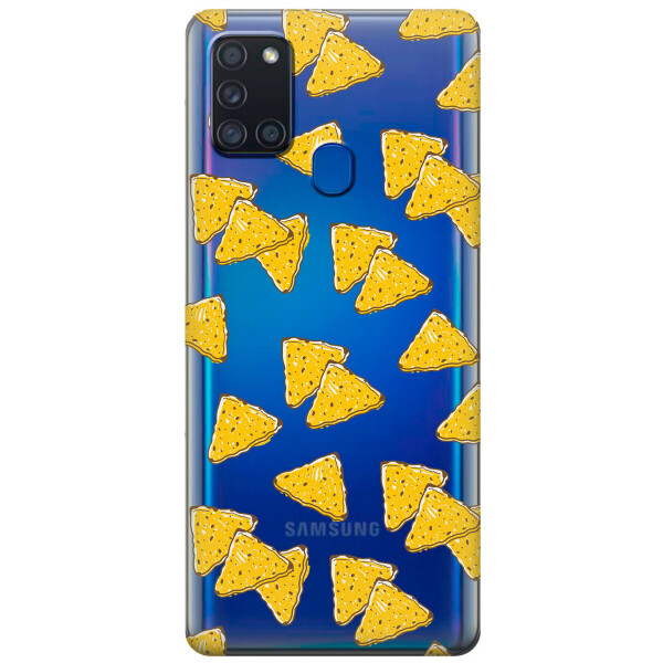 

Силиконовый чехол iSwag для Samsung Galaxy A21s Чипсы (KS2762)