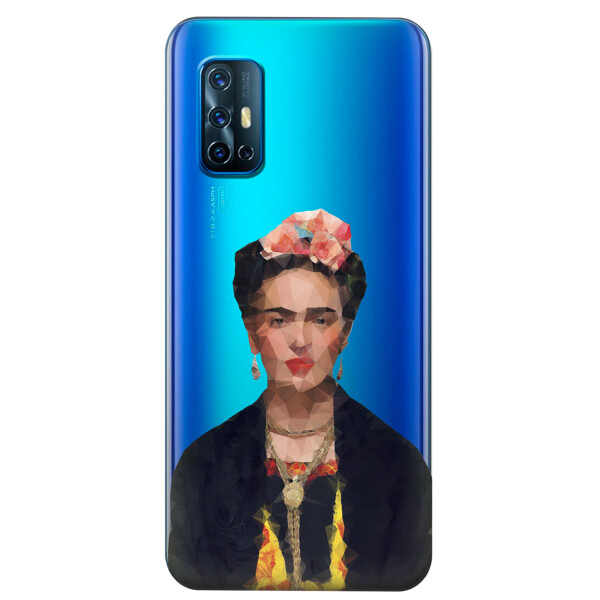 

Прозрачный силиконовый чехол iSwag для Vivo V19 с рисунком - Фрида Кало (KS5742)
