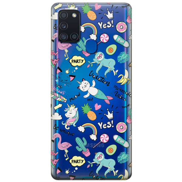 

Силиконовый чехол iSwag для Samsung Galaxy A21s Летнее настроение (KS2772)