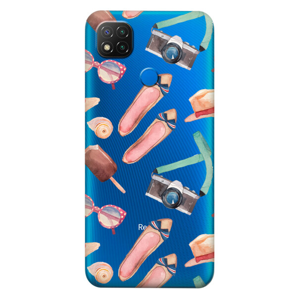 

Прозрачный силиконовый чехол iSwag для Xiaomi Redmi 9C с рисунком - Женские штучки (KS5765)