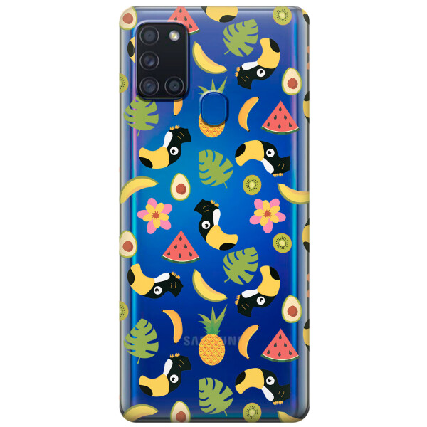 

Силиконовый чехол iSwag для Samsung Galaxy A21s Летний клипарт (KS2788)