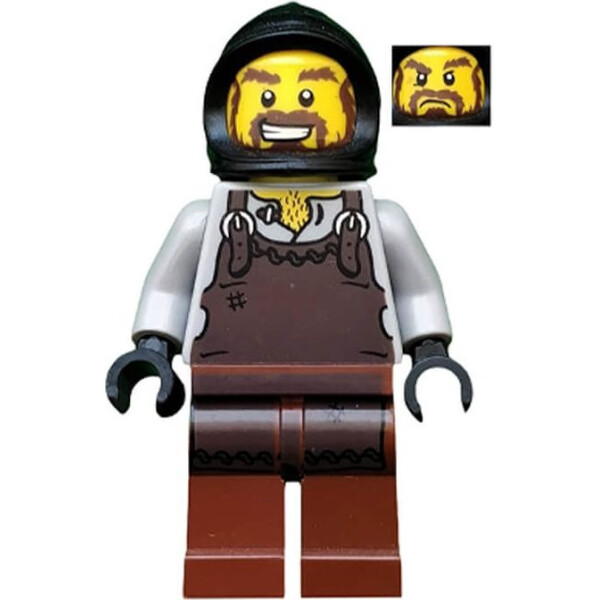 

LEGO Castle Kingdoms - Blacksmith with Dark Brown Apron (cas492)