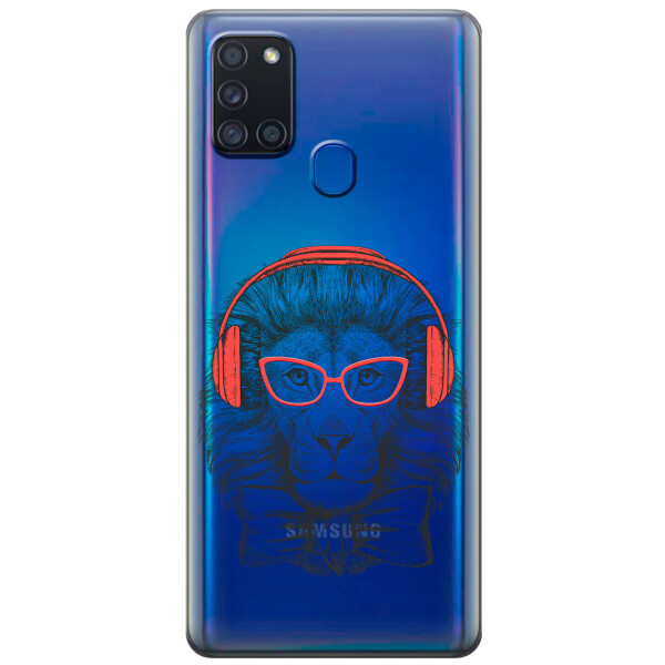 

Силиконовый чехол iSwag для Samsung Galaxy A21s Лев (KS2807)