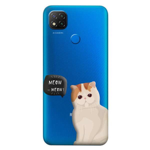 

Прозрачный силиконовый чехол iSwag для Xiaomi Redmi 9C с рисунком - Котенок (KS5792)
