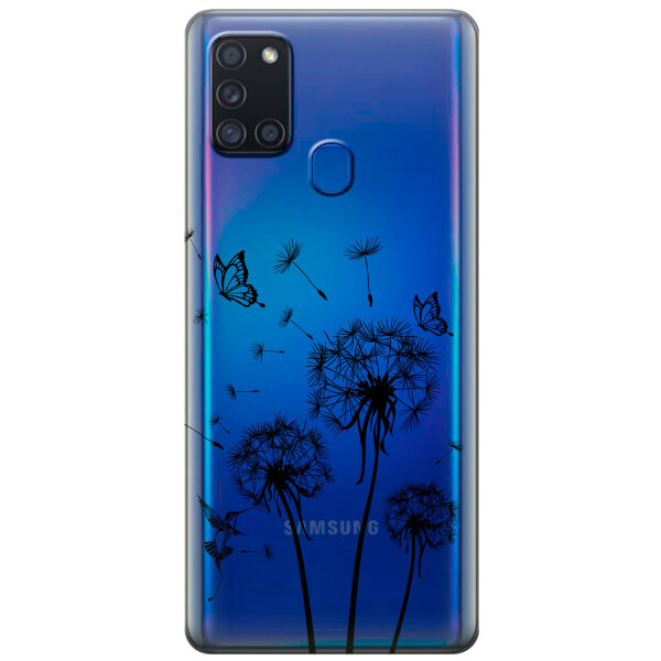 

Силиконовый чехол iSwag для Samsung Galaxy A21s Одуванчики (KS2821)