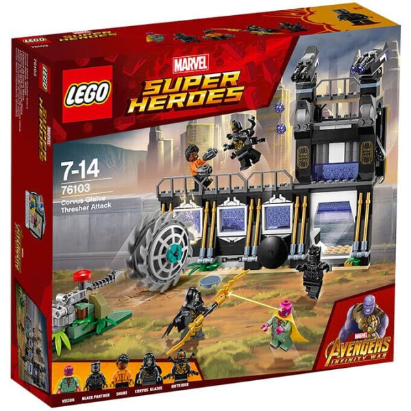 

LEGO Super Heroes Атака молотилки Корвуса Глэйва (76103)