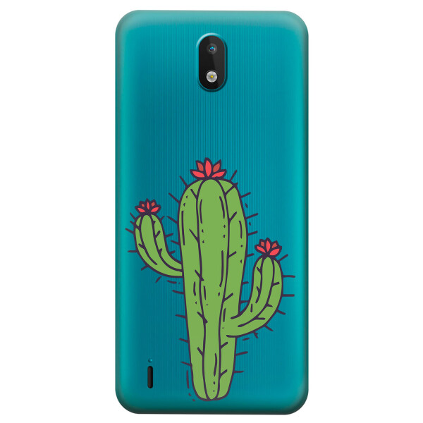 

Силиконовый чехол iSwag для Nokia 1.3 Тропический кактус (KS2846)