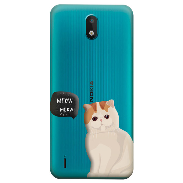 

Силиконовый чехол iSwag для Nokia 1.3 Котенок (KS2867)