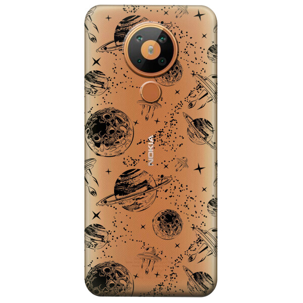 

Силиконовый чехол iSwag для Nokia 5.3 Космос (KS2913)
