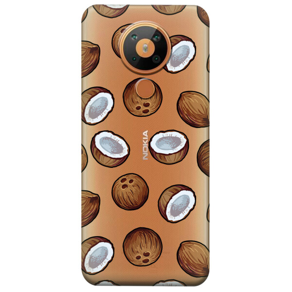 

Силиконовый чехол iSwag для Nokia 5.3 Кокосы (KS2914)