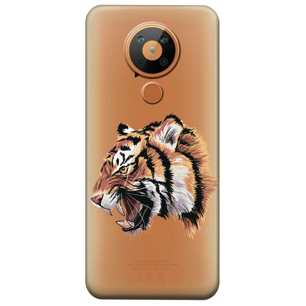 

Силиконовый чехол iSwag для Nokia 5.3 Тигр (KS2963)