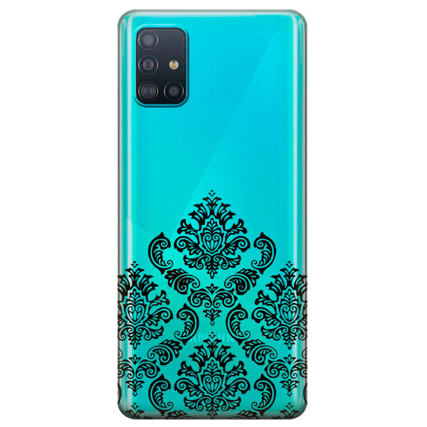 

Прозрачный силиконовый чехол iSwag для Samsung Galaxy A51 с рисунком - Мандала (KS3151)