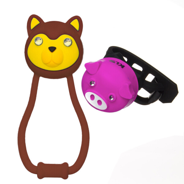 

Набор детских мигалок KLS Animal Brown
