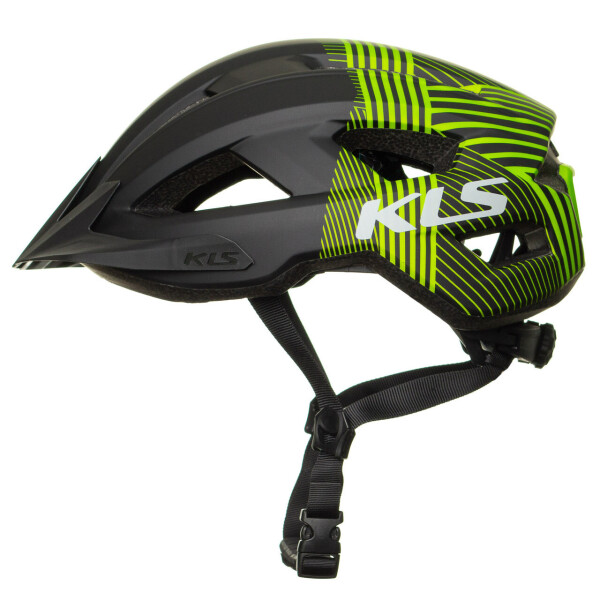 

Шлем велосипедный KLS Daze S / M Black-Green (52-55 см)