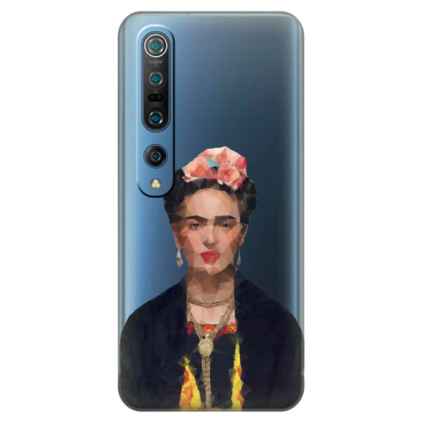 

Прозрачный силиконовый чехол iSwag для Xiaomi Mi 10 Pro с рисунком - Фрида Кало (KS2217)