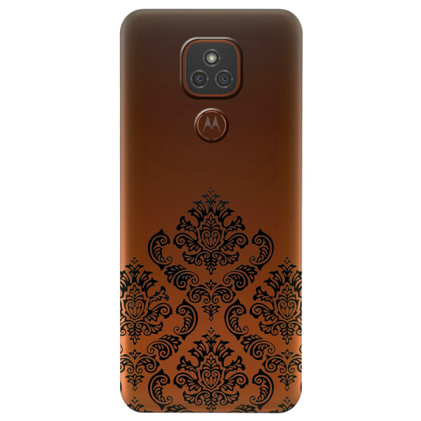 

Прозрачный силиконовый чехол iSwag для Motorola Moto E7 Plus с рисунком - Мандала (KS6451)
