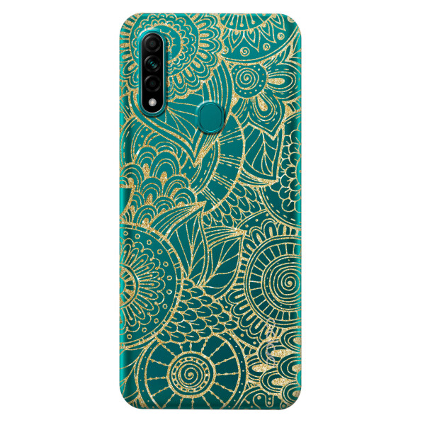

Прозрачный силиконовый чехол iSwag для OPPO A31 с рисунком - Золотая мандала (KS2982)
