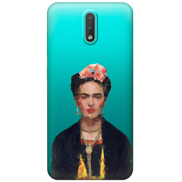 

Прозрачный силиконовый чехол iSwag для Nokia 2.3 с рисунком - Фрида Кало (KS3417)