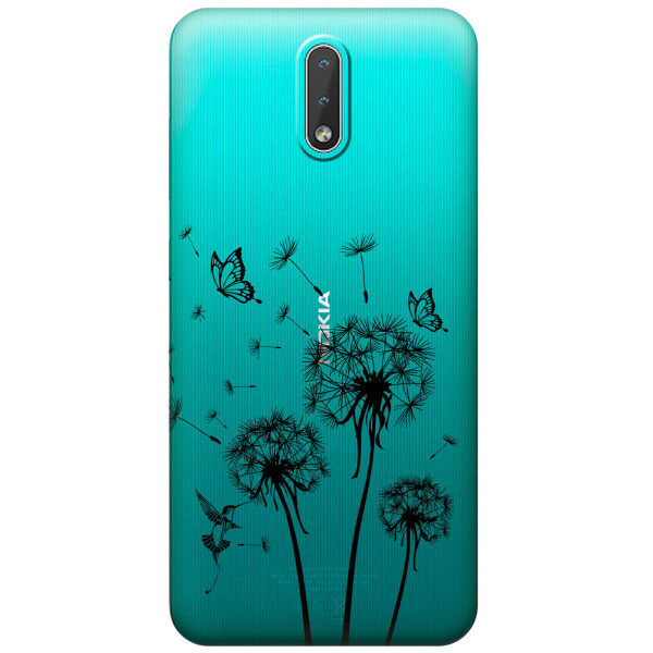 

Прозрачный силиконовый чехол iSwag для Nokia 2.3 с рисунком - Одуванчики (KS3421)