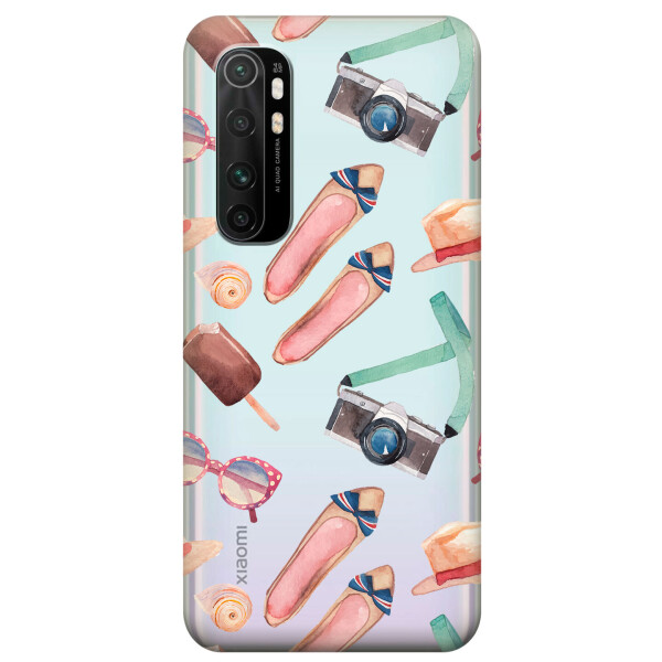 

Прозрачный силиконовый чехол iSwag для Xiaomi Mi Note 10 Lite с рисунком - Женские штучки (KS3515)