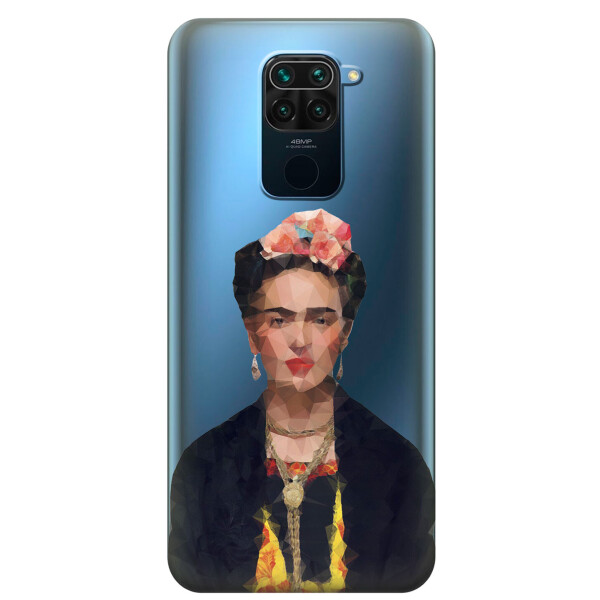 

Прозрачный силиконовый чехол iSwag для Xiaomi Redmi 10X с рисунком - Фрида Кало (KS3642)