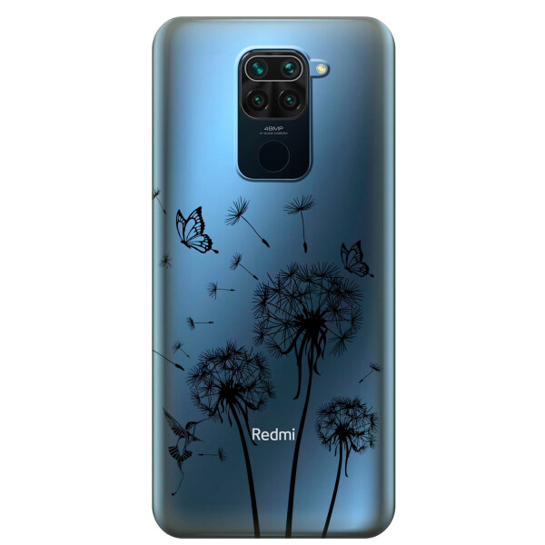 

Прозрачный силиконовый чехол iSwag для Xiaomi Redmi 10X с рисунком - Одуванчики (KS3646)