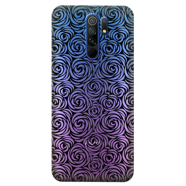

Прозрачный силиконовый чехол iSwag для Xiaomi Redmi 9 с рисунком - Черные узоры (KS3673)