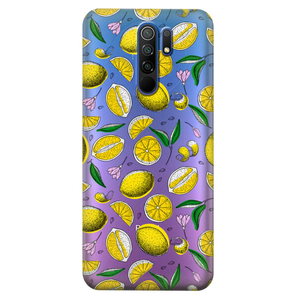 

Прозрачный силиконовый чехол iSwag для Xiaomi Redmi 9 с рисунком - Лимоны (KS3674)