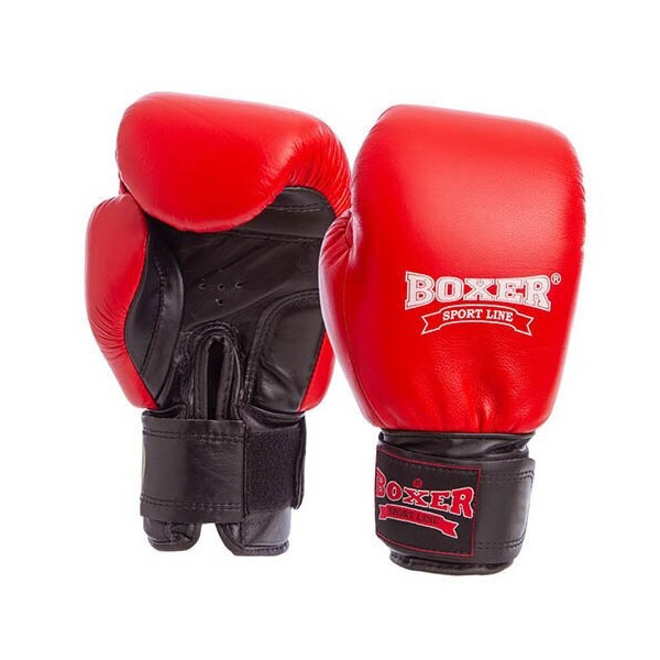 

Перчатки боксерские Boxer Profi 2001 10oz Красно-черный (37429460)