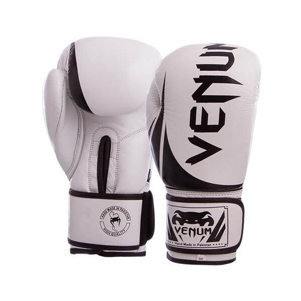 

Перчатки боксерские Venum Challenger BO-5245 10oz Бело-черный (37429388)