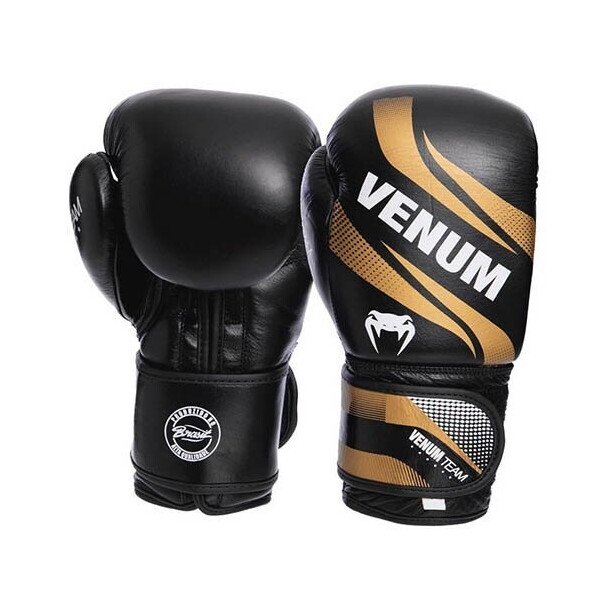 

Перчатки боксерские Venum Commando VL-2040 10oz Черно-золотой (37429384)