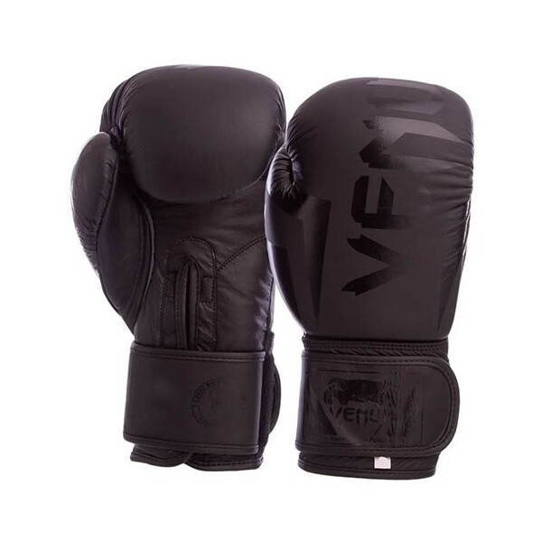 

Перчатки боксерские Venum Elite VL-8291 12oz Серо-черный (37429436)