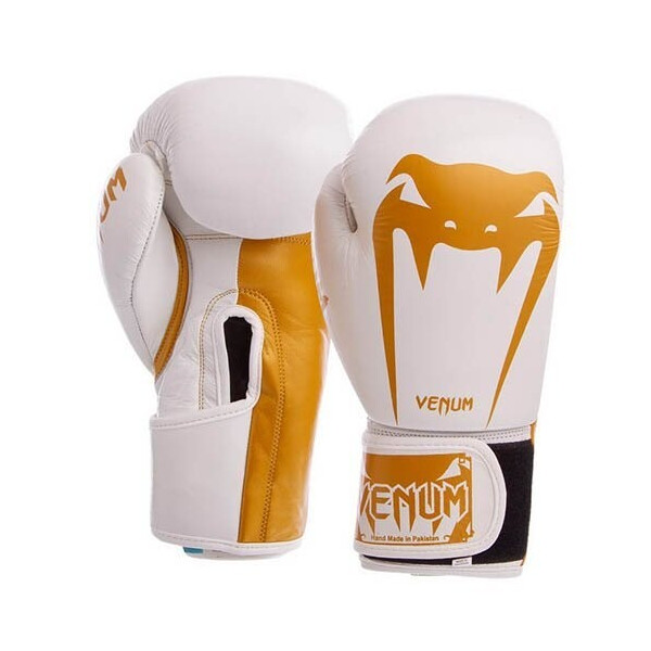 

Перчатки боксерские Venum Giant VL-8315 10oz Бело-золотой (37429438)
