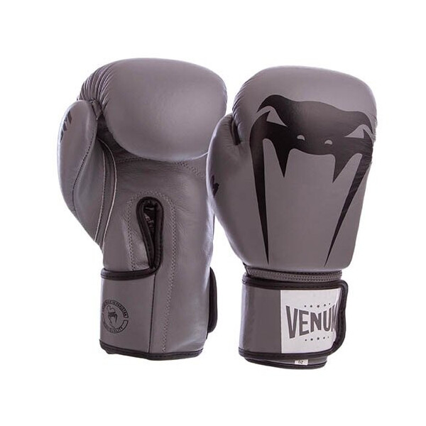 

Перчатки боксерские Venum Giant VL-8315 10oz Серо-черный (37429438)