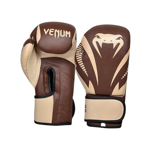 

Перчатки боксерские Venum Impact Classic VL-8316 12oz Коричнево-бежевый (37429386)