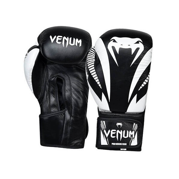 

Перчатки боксерские Venum Impact Classic VL-8316 12oz Черно-белый (37429386)