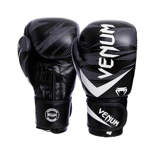 

Перчатки боксерские Venum Impact VL-2038 10oz Черно-белый (37429383)