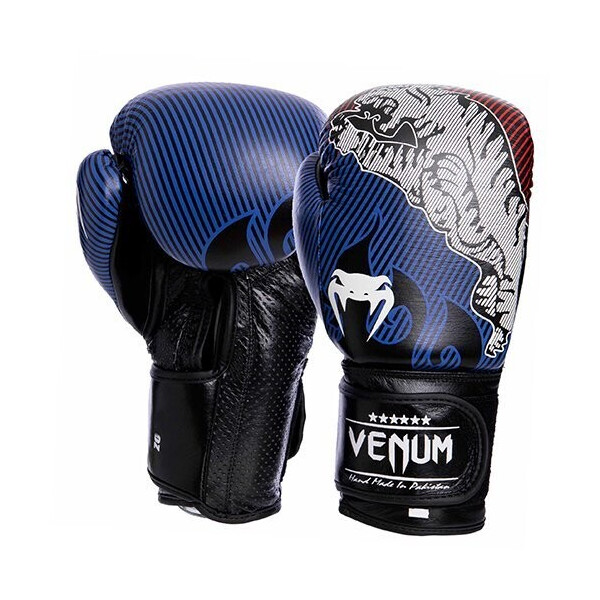 

Перчатки боксерские Venum Tiger Legend VL-2044 10oz Черно-сине-бордовый (37429391)