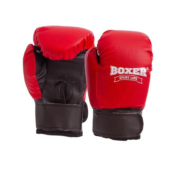 

Перчатки боксерские детские Boxer 2026 4oz Красный (37429499)