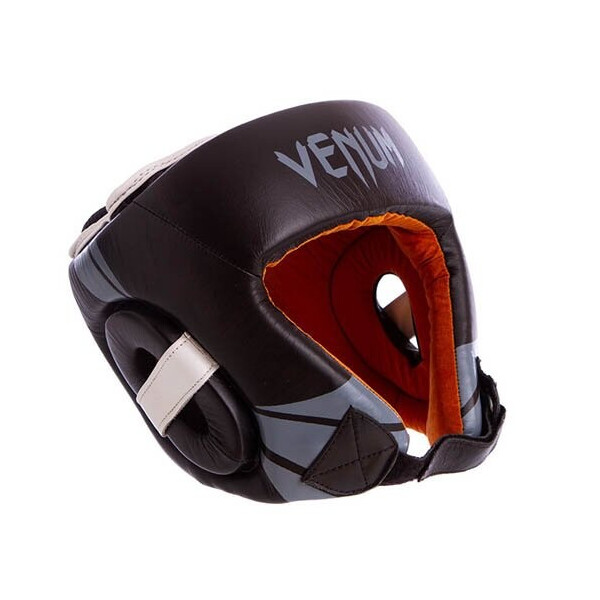 

Шлем боксерский открытый Venum BO-6629 L Черно-серый (37429402)