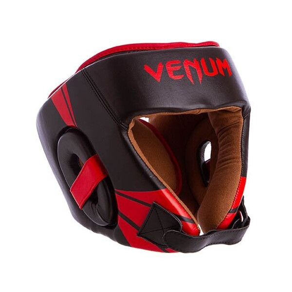

Шлем боксерский открытый Venum BO-6629 M Черно-красный (37429402)