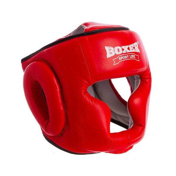 

Шлем боксерский с полной защитой Boxer Элит 2033 L Красный (37429468)