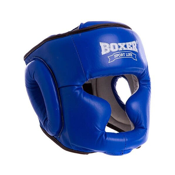 

Шлем боксерский с полной защитой Boxer Элит 2033 L Синий (37429468)