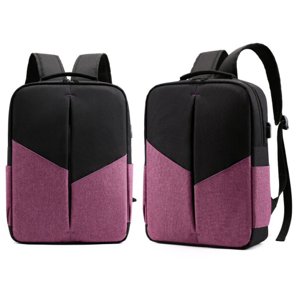 Акция на Рюкзак противоударный для ноутбука Digital 15,6"; с usb цвет черный с розовым ( IBN008BP ) от Allo UA