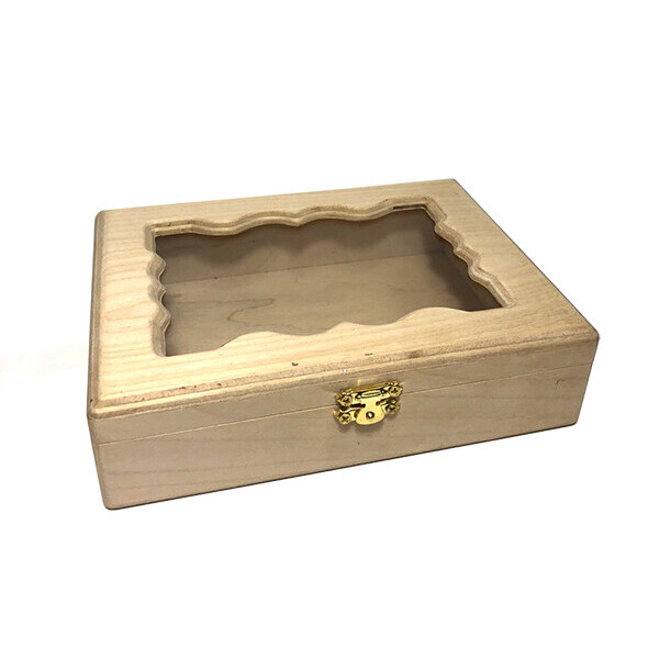 

Заготовка для декупажа Alizarin Шкатулка со стеклом малая 15 х 20 см фанера (SH021-15-20.F)