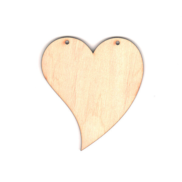 

Заготовка для декупажа Alizarin Сердце 2 отверстие 10 см фанера (8011010)